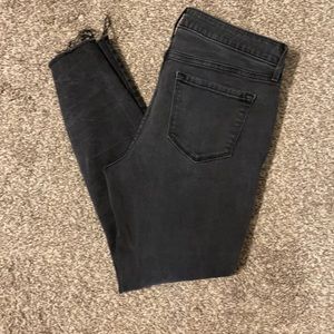 Old navy black ripped skinny jeans
